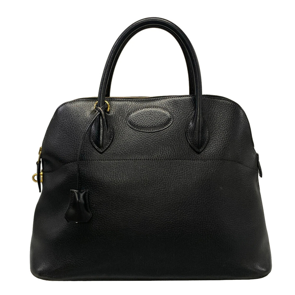 Hermes Bolide 37 Black Vachette Grainee #324017H23B